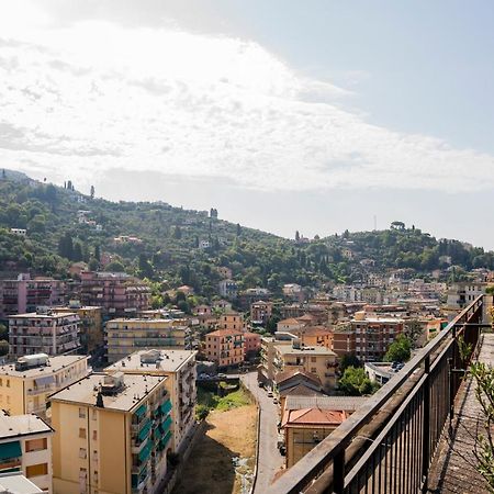 073 - Casa Rapallo Con Attico Privato, 10 Minuti Mare Spiaggie A Piedi Extérieur photo